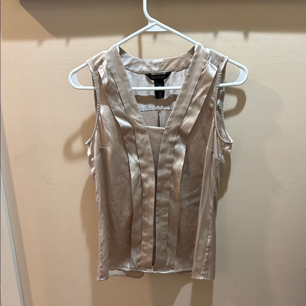 Silk Sleeveless Top
